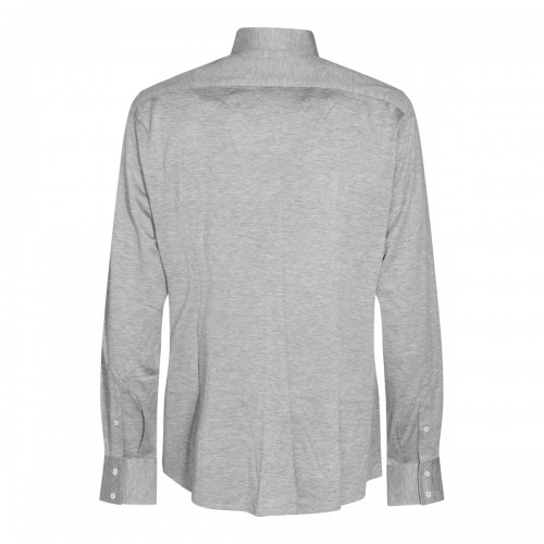 GREY SILK SHIRT