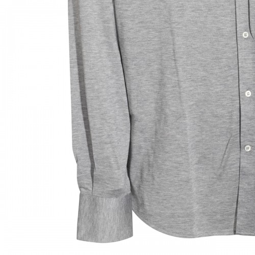 GREY SILK SHIRT