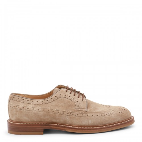 BROWN LEATHER LACE UP SHOES