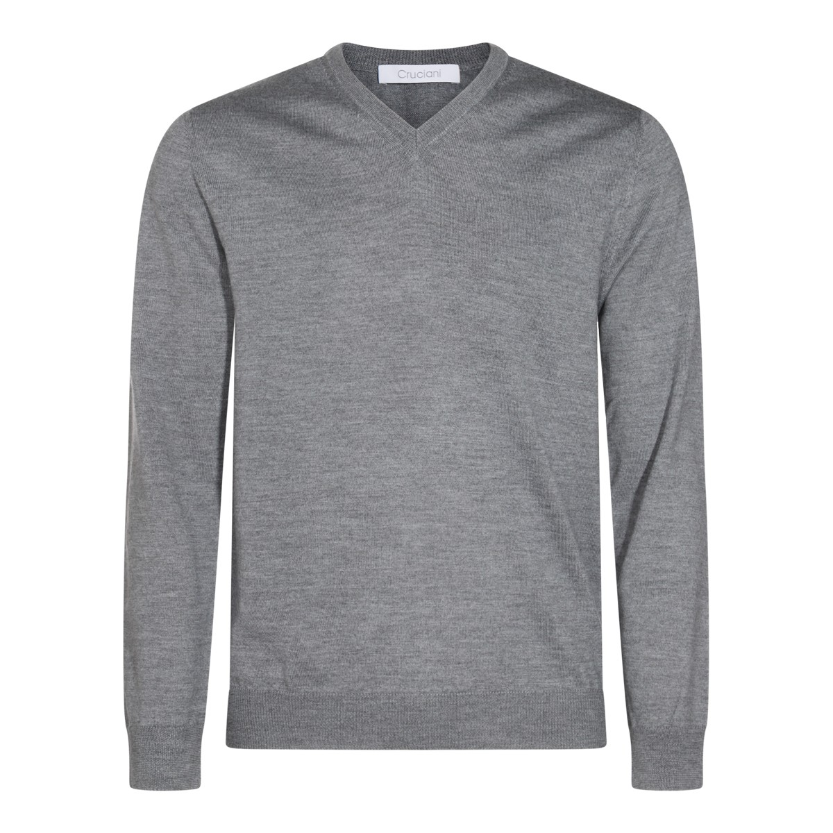 GREY WOOL KNITWEAR