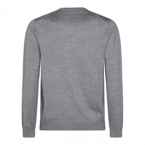 GREY WOOL KNITWEAR