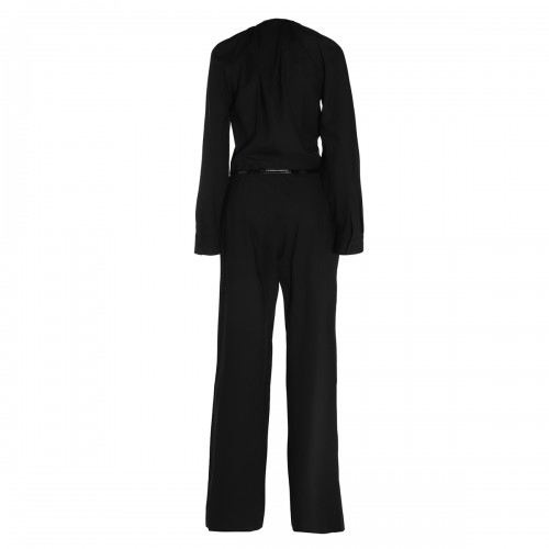 BLACK WOOL JUMPSUITS