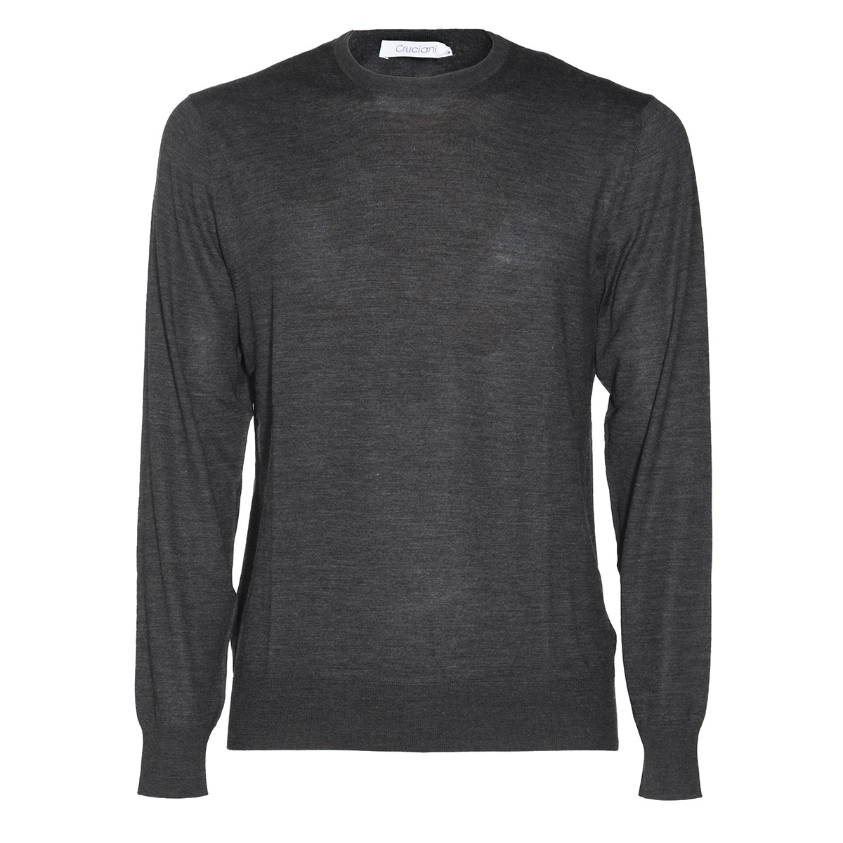 DARK GREY WOOL KNITWEAR