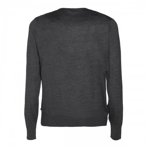 DARK GREY WOOL KNITWEAR