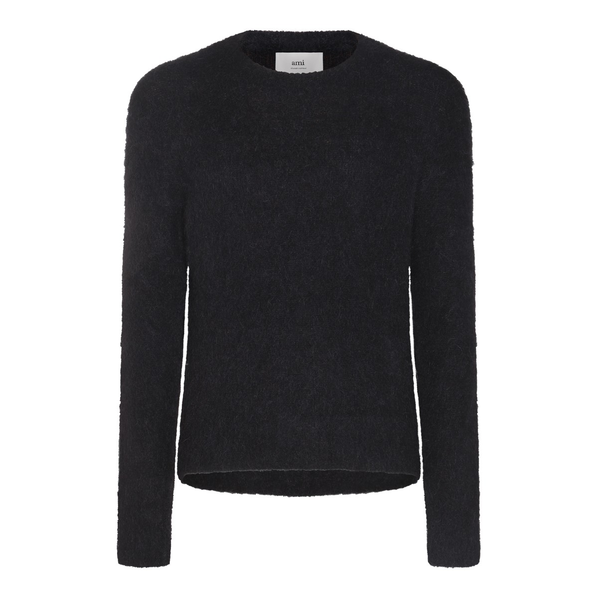 BLACK WOOL KNITWEAR