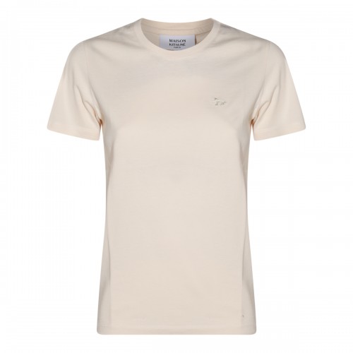 BEIGE COTTON T-SHIRT