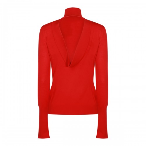 RED WOOL KNITWEAR 2