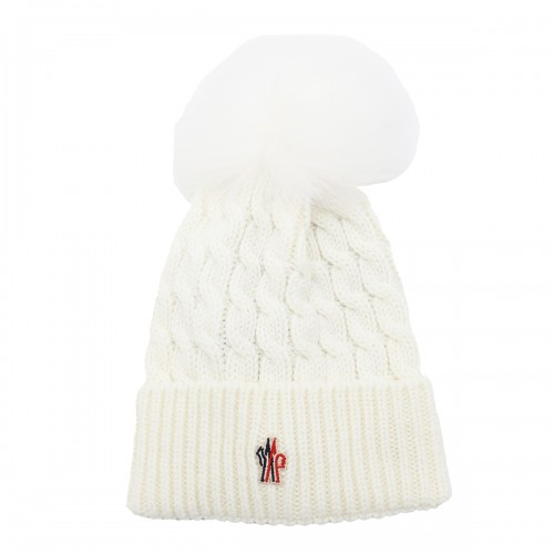 WHITE WOOL HAT