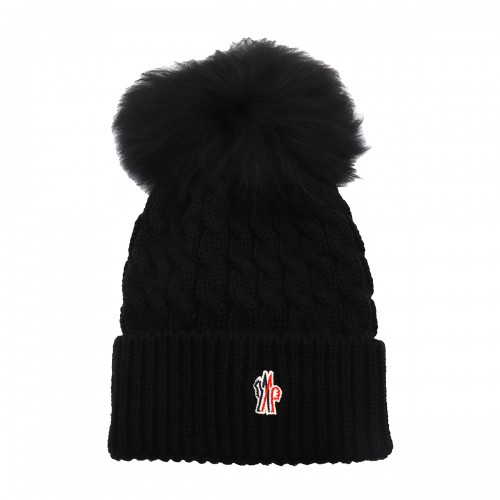 BLACK WOOL HAT