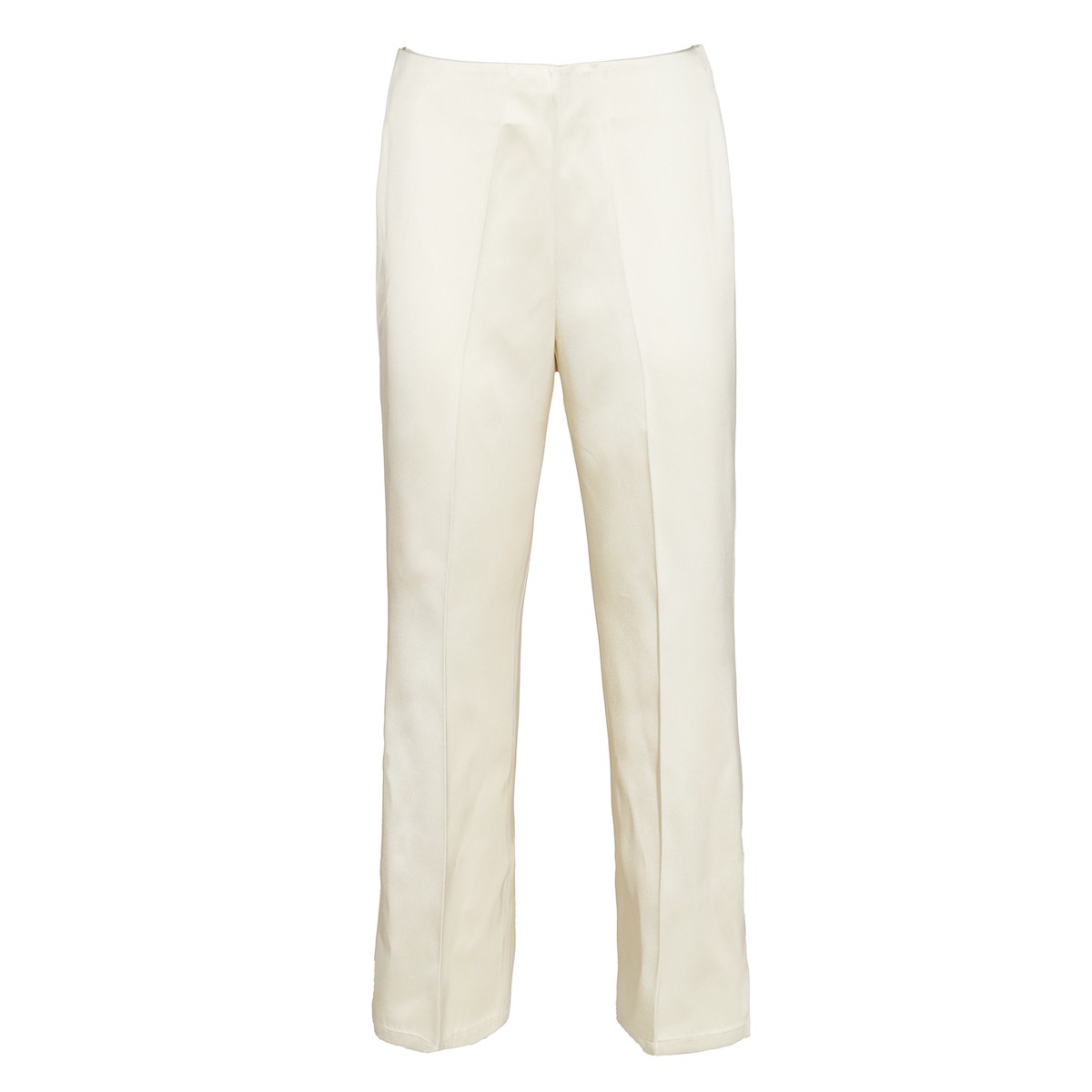 WHITE VISCOSE PANTS