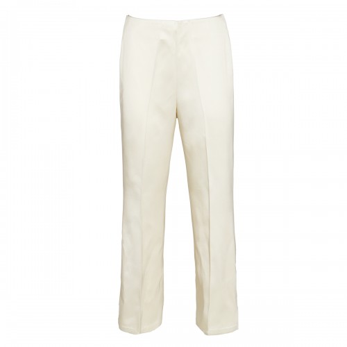 WHITE VISCOSE PANTS