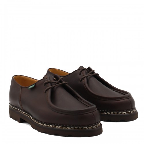 DARK BROWN MICHAEL LACE UP SHOES