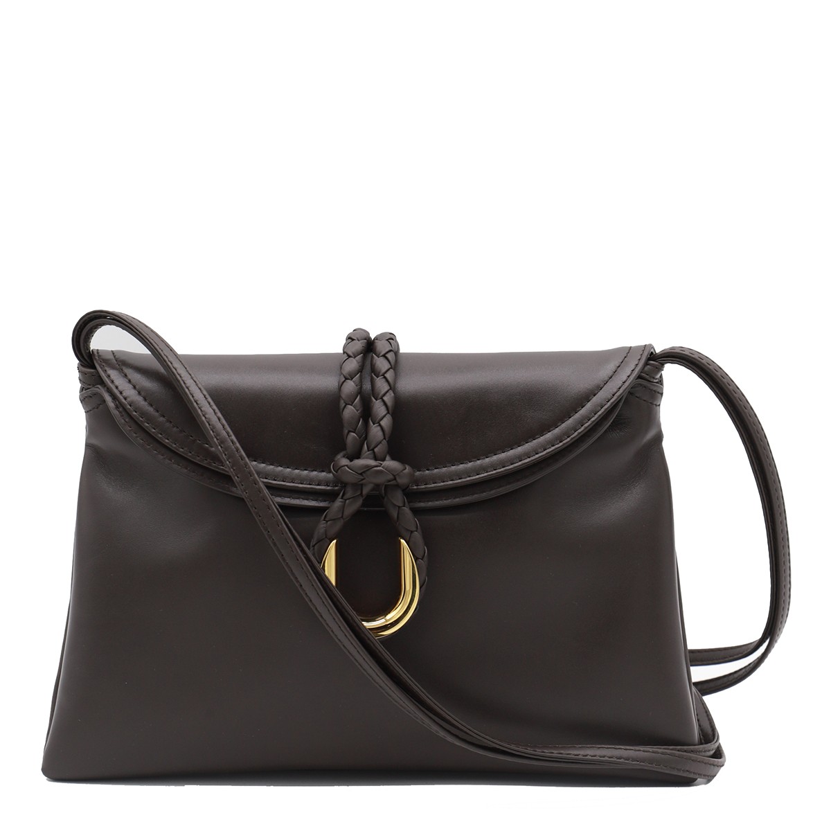 DARK BROWN SMALL LIBERTA TOP HANDLE BAG