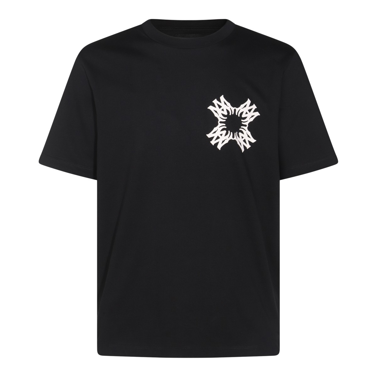 BLACK COTTON T-SHIRT