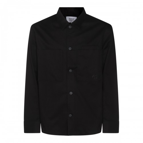 BLACK COTTON CASUAL JACKET