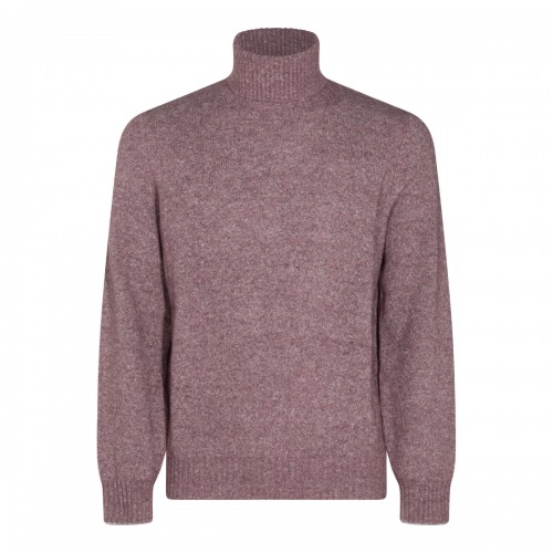 PURPLE WOOL KNITWEAR