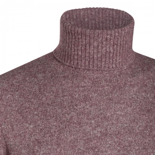 PURPLE WOOL KNITWEAR