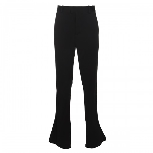 BLACK VISCOSE PANTS