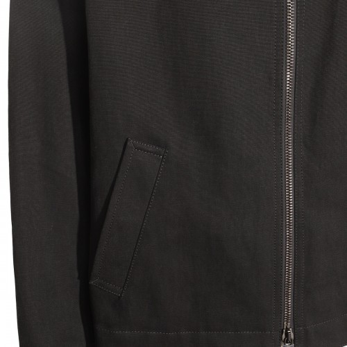 BLACK COTTON CASUAL JACKET