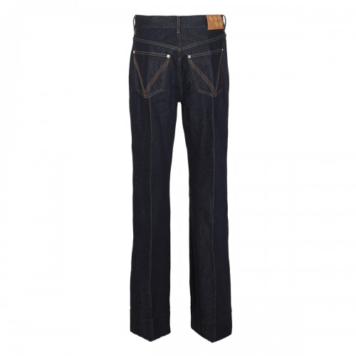 DARK BLUE COTTON PANTS