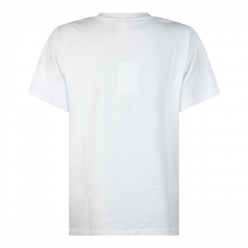 WHITE COTTON T-SHIRT