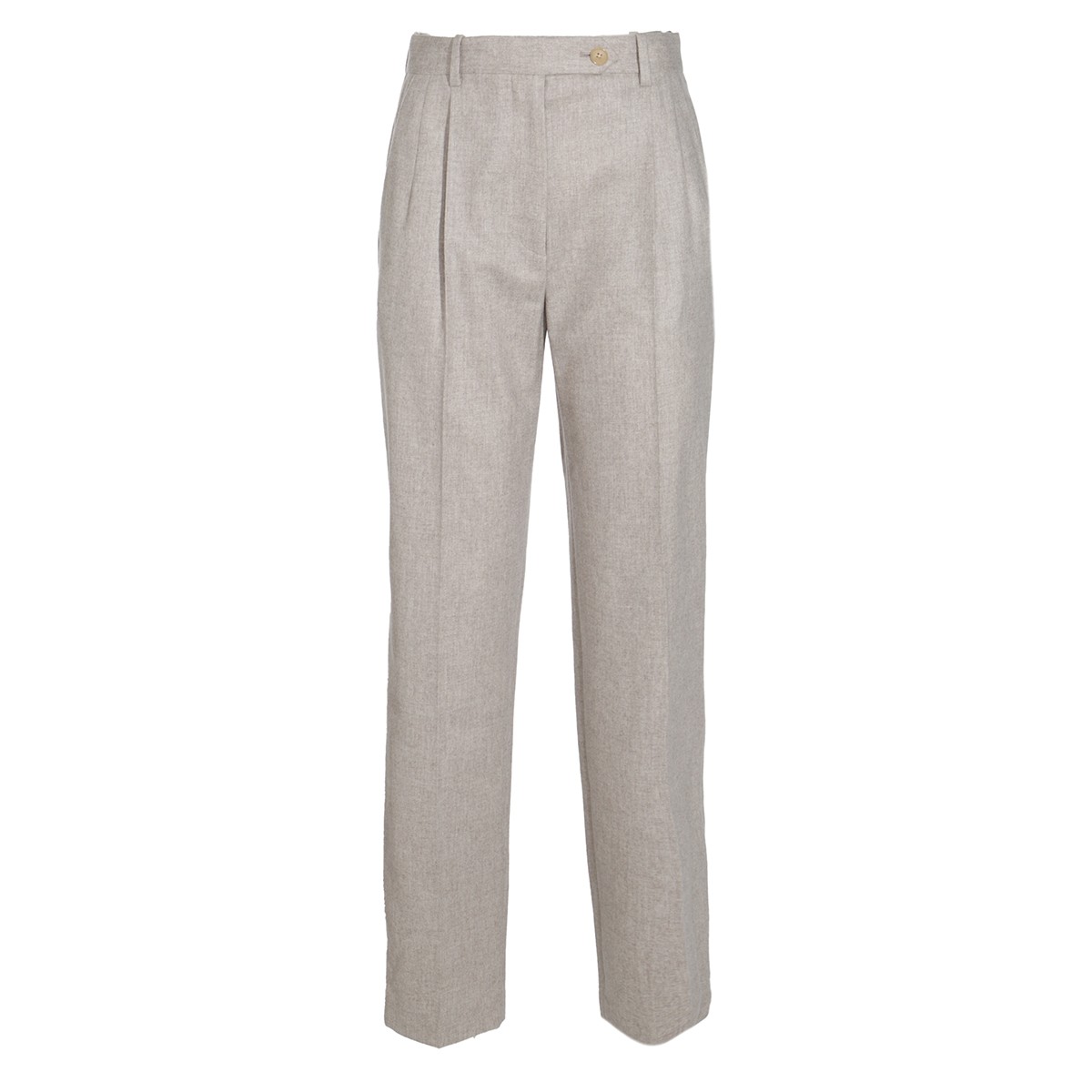 LIGHT GREY WOOL NORBERT PANTS