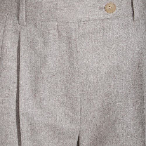 LIGHT GREY WOOL NORBERT PANTS