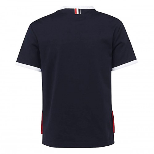 BLUE COTTON T-SHIRT