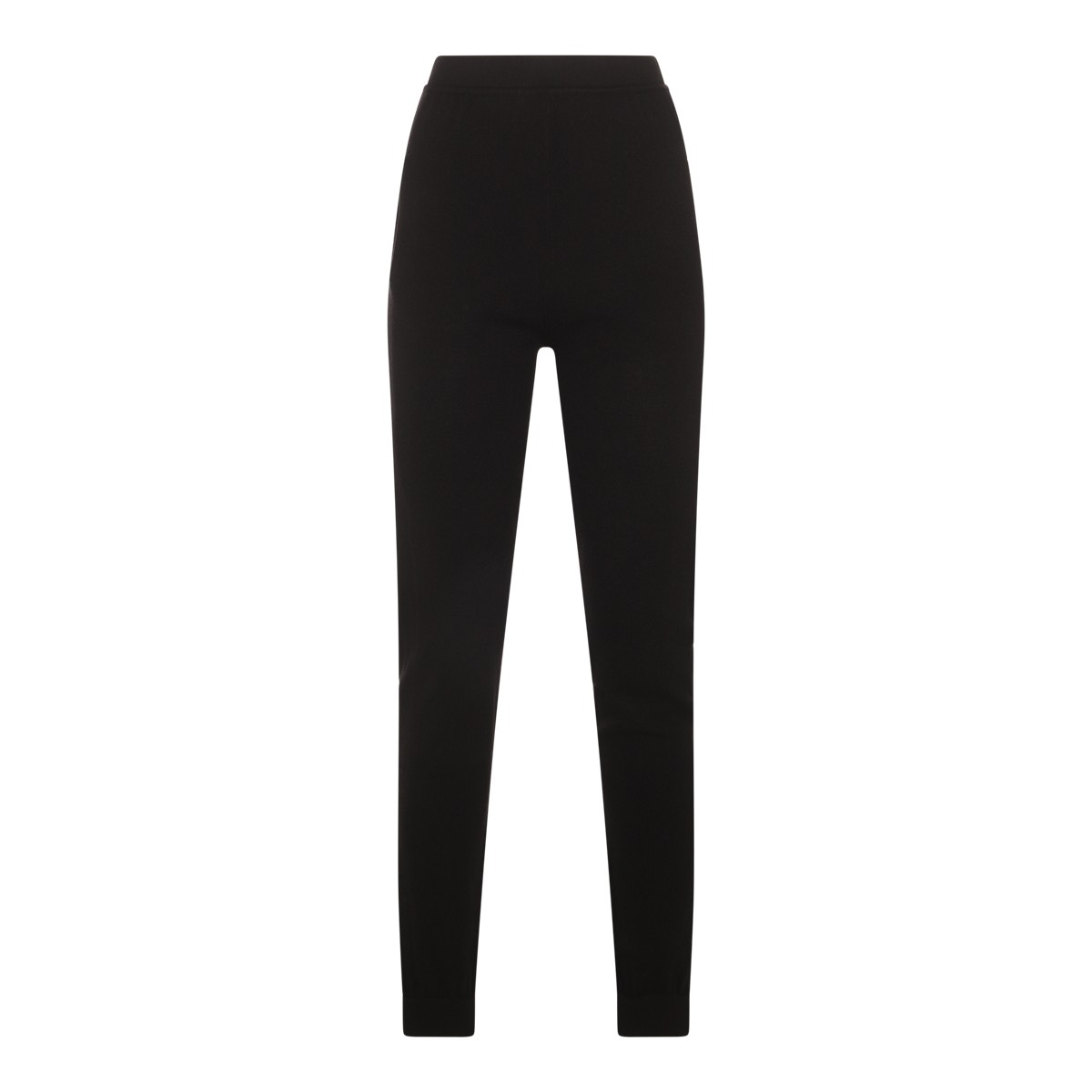 BLACK WOOL PANTS