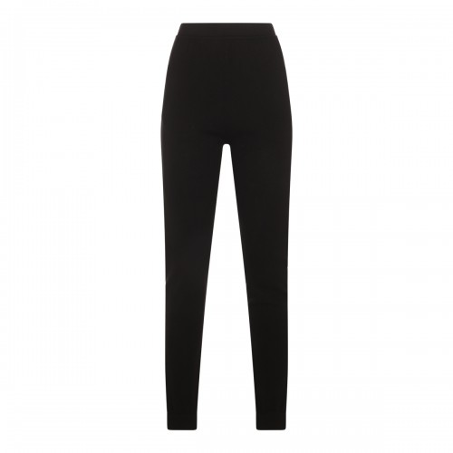 BLACK WOOL PANTS