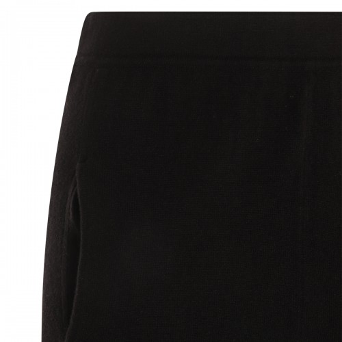 BLACK WOOL PANTS