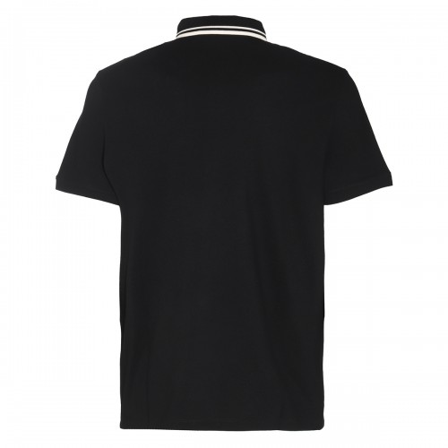 BLACK COTTON POLO SHIRT 2