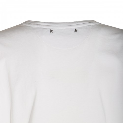 WHITE COTTON T-SHIRT