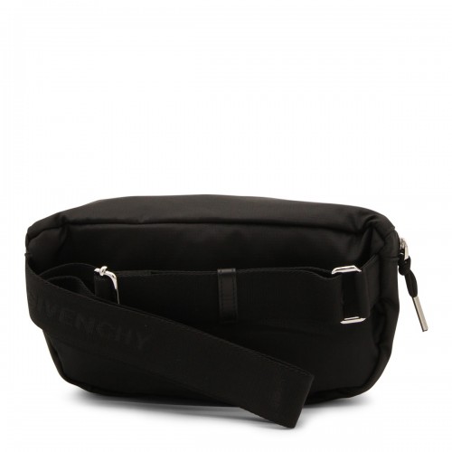 BLACK NYLON G TREK BELT BAG