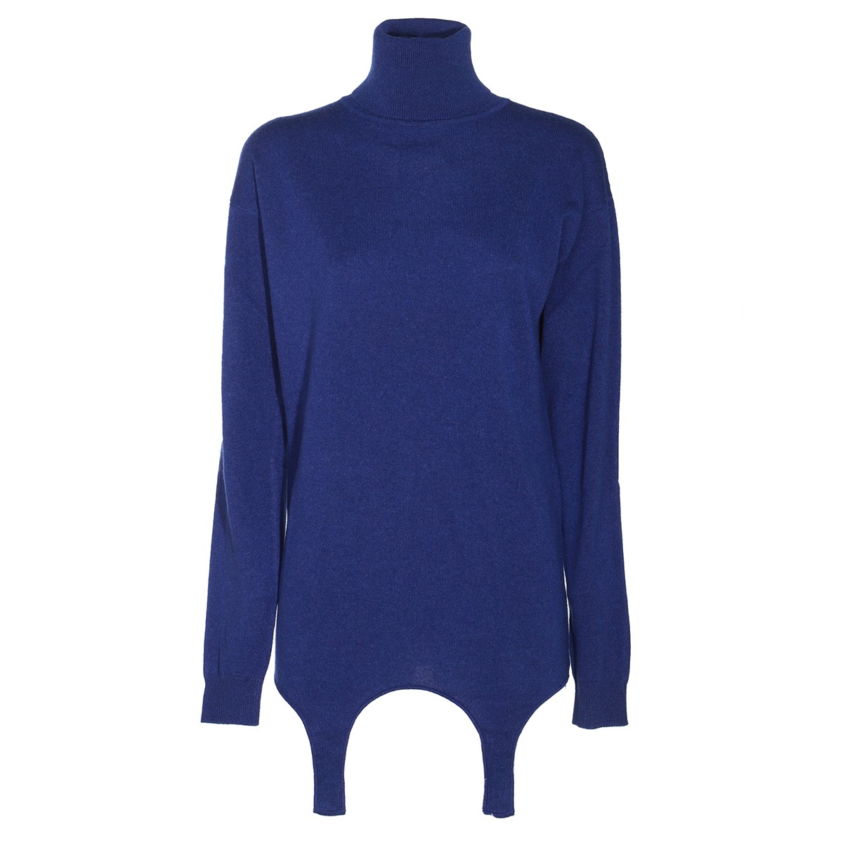 BLUE WOOL KNITWEAR