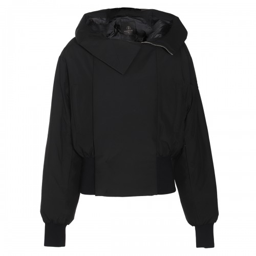 BLACK COTTON DOWN JACKET