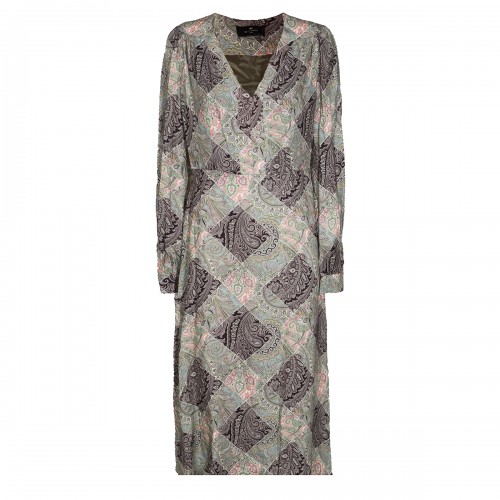 GREY VISCOSE DRESS