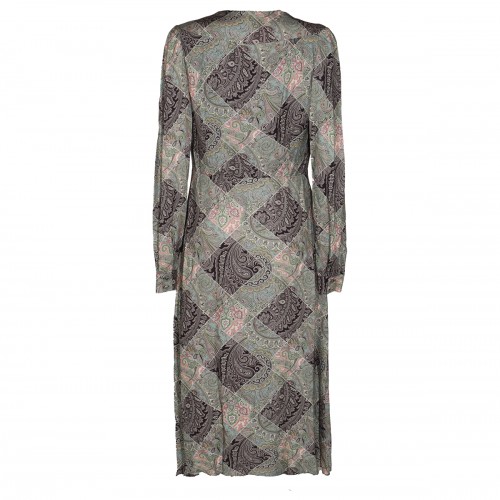 GREY VISCOSE DRESS