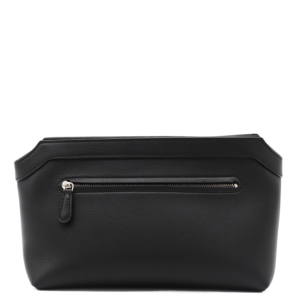 BLACK LEATHER TERRASSE POUCHES