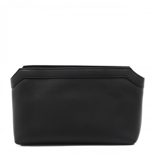 BLACK LEATHER TERRASSE POUCHES