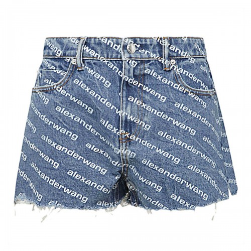 BLUE COTTON SHORTS