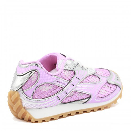 PINK AND SILVER ORBIT SNEAKERS