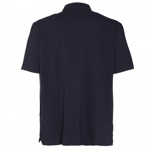 BLACK COTTON POLO SHIRT