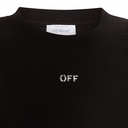 BLACK COTTON T-SHIRT