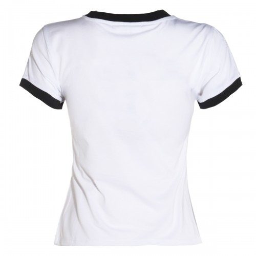 WHITE COTTON T-SHIRT