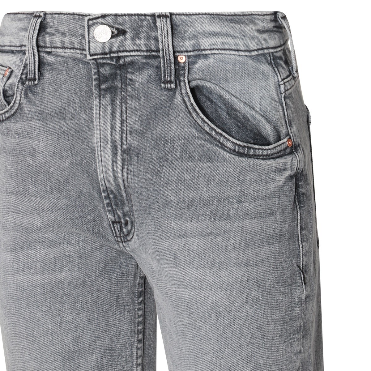 GREY COTTON DENIM JEANS GREY COTTON DENIM JEANS