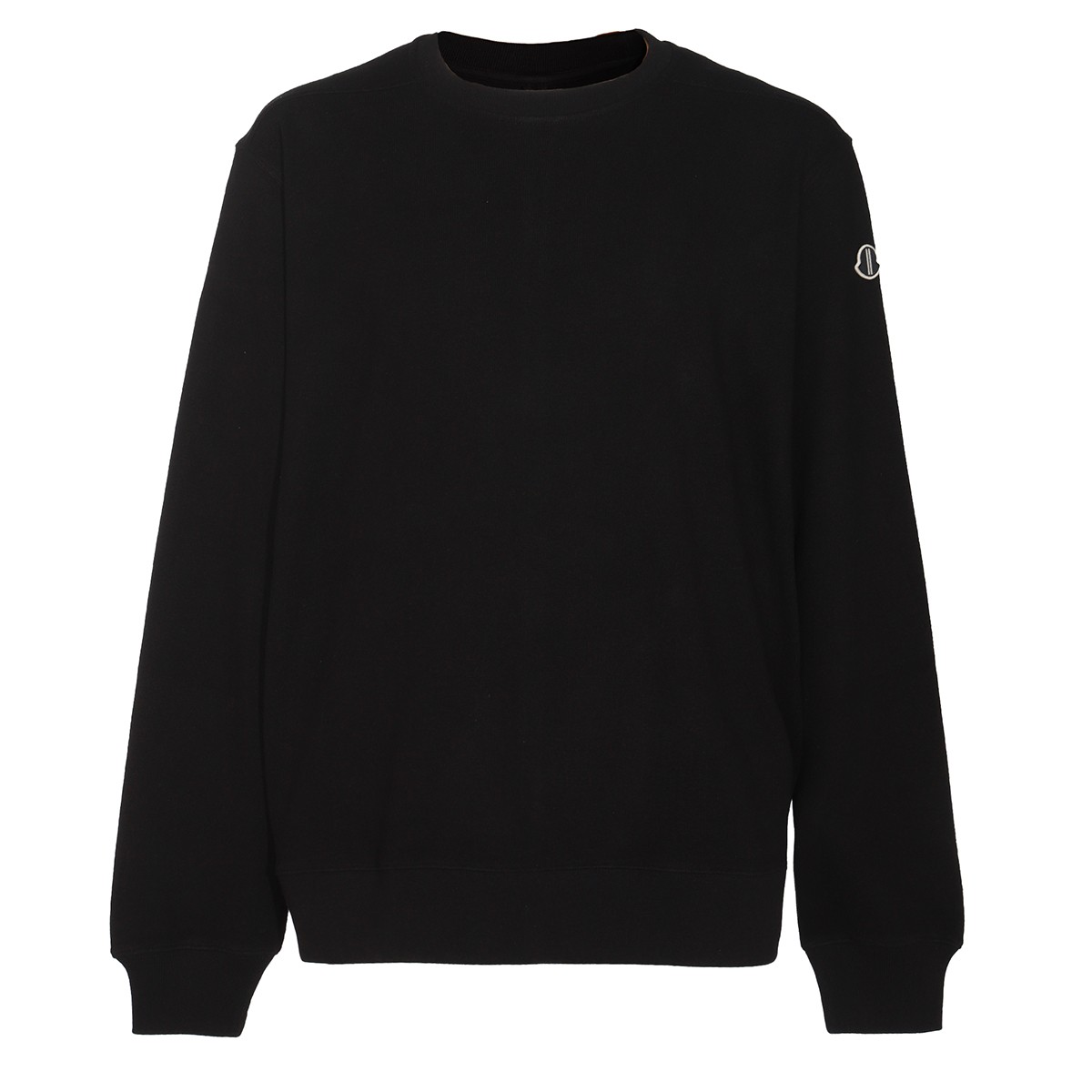 BLACK COTTON SWEATSHIRT