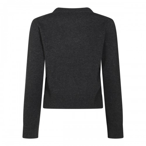 BLACK WOOL KNITWEAR