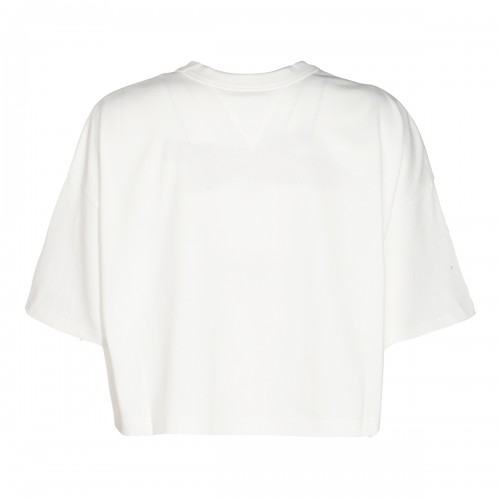 WHITE COTTON T-SHIRT