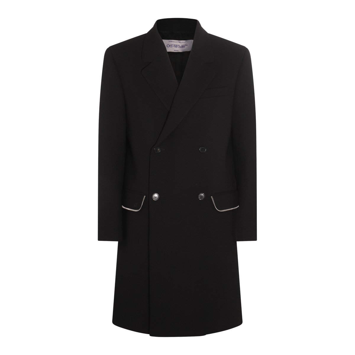 BLACK WOOL COAT